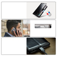 θήκη CASEME για Samsung Galaxy Note 10 Plus, Waxy Textured, μαύρη