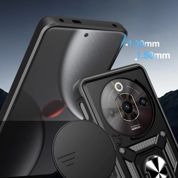 Θήκη για Xiaomi Poco F7 5G, CamShield Slide, μαύρη