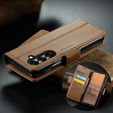 CASEME Litchi θήκη πορτοφόλι flip για Samsung Galaxy Z Fold7 5G