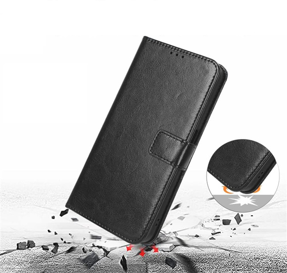 Θήκη με πτυσσόμενο κάλυμμα Crazy Horse Wallet για OnePlus 15R
