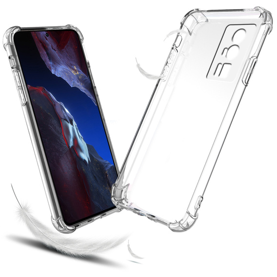 Θήκη για Xiaomi Poco F5 Pro, Dropproof, διαφανής