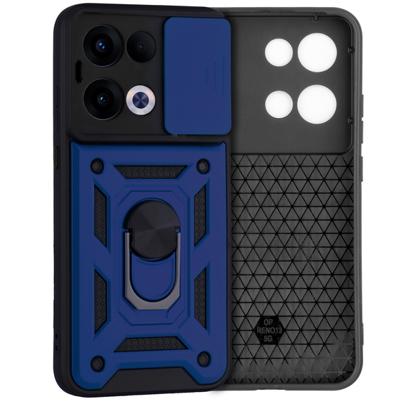 Θήκη για Oppo Reno 13, CamShield Slide, μπλε
