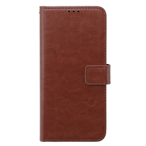Θήκη με πτερύγιο για Oppo A38 4G / Oppo A18 4G, Crazy Horse Wallet, καφέ