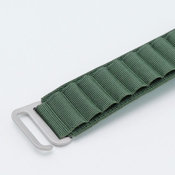 Λουράκι νάιλον για Apple Watch 1/2/3/4/5/6/7/8/SE/ULTRA 42/44/45/49mm, Πράσινο