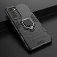 Θήκη για Realme GT Explorer Master, Kickstand Ring, μαύρη
