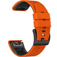 Λουράκι σιλικόνης για Garmin Fenix 7 / Forerunner 965 / 955 / 945 / 935, πορτοκαλί  / Μαύρο 