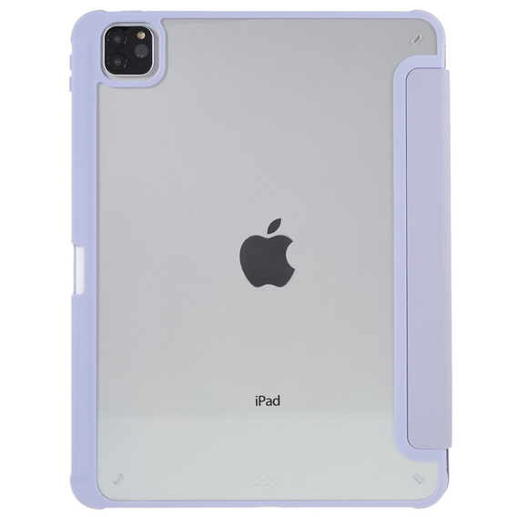 Θήκη για iPad Pro 12.9" 2022/2021/2020 (6/5/4 gen.), Smartcase Hybrid, με χώρο για γραφίδα, μωβ