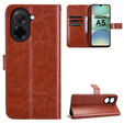 Θήκη με πτερύγιο για Xiaomi Redmi A5, Crazy Horse Wallet, καφέ