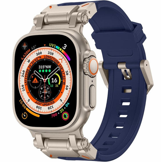 Λουράκι ERBORD ProTech για Apple Watch 1/2/3/4/5/6/7/8/9/SE/Ultra/Ultra 2 42/44/45/49MM, μπλε