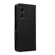 Θήκη με πτερύγιο για Xiaomi Redmi Note 12 5G / POCO X5 5G, Wallet Litchi Magnet, μαύρη