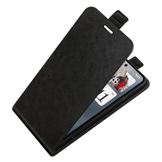 Θήκη με πτερύγιο για Nothing Phone 3a, Flip, μαύρη