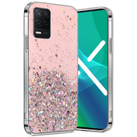 Θήκη για Realme 8 5G, Glittery, ροζ