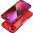 Θήκη LUPHIE για iPhone 13 Mini, Armor Bumper, κόκκινη