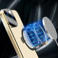 Μαγνητική θήκη MagSafe Dual Glass για iPhone 15 Plus, χρυσή