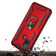 θωρακισμένη θήκη για Motorola Moto G10/G30, Nox Case Ring, κόκκινη