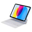 Θήκη πληκτρολογίου για iPad 10.9" 2022 (10 gen.), Magnetic Keyboard Touchpad, λευκή