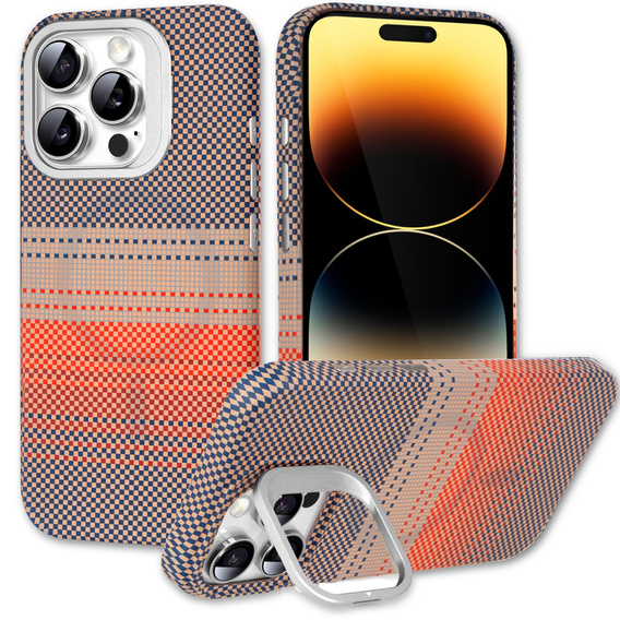 Θήκη για iPhone 14 Pro Max, Πλαίσιο Kickstand, για MagSafe, Sunset Grey