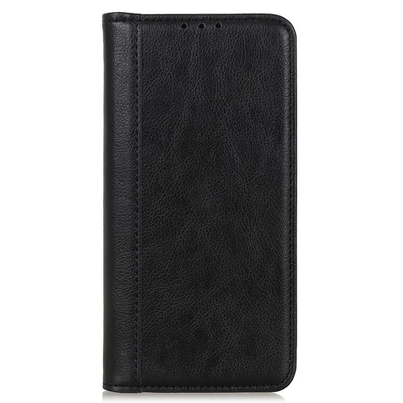 θήκη με πτερύγιο για Honor 200 Pro 5G, Split Leather, μαύρη