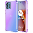 θήκη για το Motorola Edge 40 Pro, Gradient Dropproof, Μωβ / μπλε