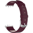 Δερμάτινο λουράκι για Samsung Galaxy Fit 3, μπορντό