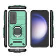 Θήκη για Samsung Galaxy S24, KickStand Camera Lens, πράσινη
