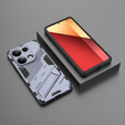 Θήκη για Xiaomi Redmi Note 13 Pro 4G / Xiaomi Redmi Note 14S / Xiaomi Poco M6 Pro 4G, Military kickstand, σκούρο μπλε