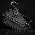 θωρακισμένη θήκη για Samsung Galaxy A55 5G, Nox Case Ring, μαύρη