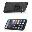 Θήκη για Samsung Galaxy A50, Kickstand Ring, μαύρη