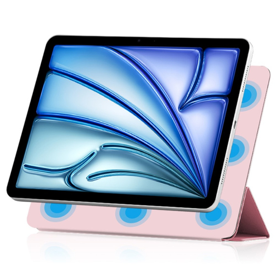 θήκη για το Apple iPad Air 13" 6 gen. 2024 (A2836, Magnetic smartcase, ροζ