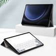 Θήκη για Samsung Galaxy Tab S9 FE+ Plus, Smartcase με χώρο για γραφίδα, μαύρη
