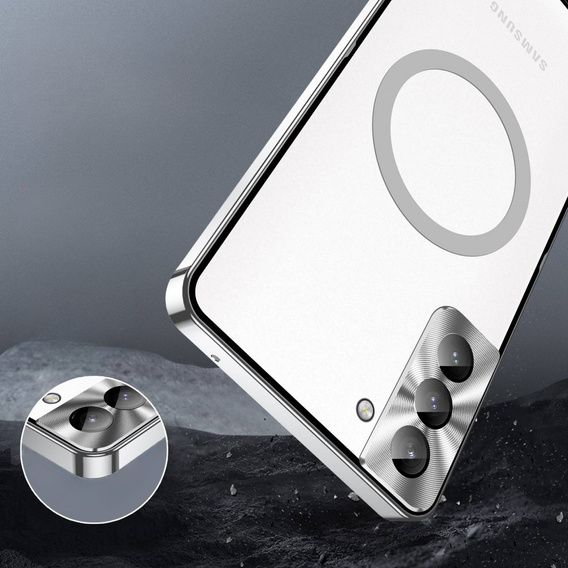 θήκη προστασίας κάμερας για το Samsung Galaxy S21 FE 5G, CamShield MagSafe, διαφανές / ασημί