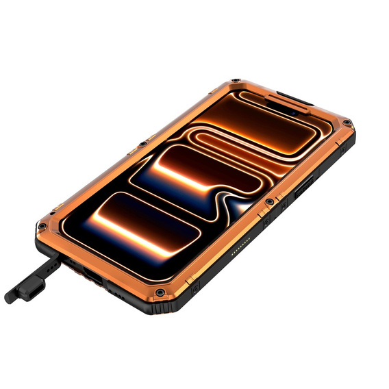 Αδιάβροχη θήκη IP68 για iPhone 17 Pro Max, πορτοκαλί