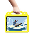 Παιδική θήκη για iPad 10.9 2022 10 Gen, Cute Patterns, με βάση, κίτρινη
