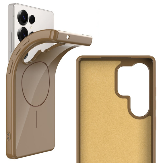 Θήκη για Samsung Galaxy S25 Ultra, GKK Leather, μαύρη