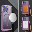 Θήκη για iPhone 14 Pro Max, ERBORD Impact Guard, MagSafe, μωβ