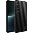 IMAK Θήκη για Sony Xperia 1V, LX-5 Series, Carbon, μαύρη