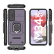Θήκη για Samsung Galaxy M34, KickStand Camera Lens, μωβ