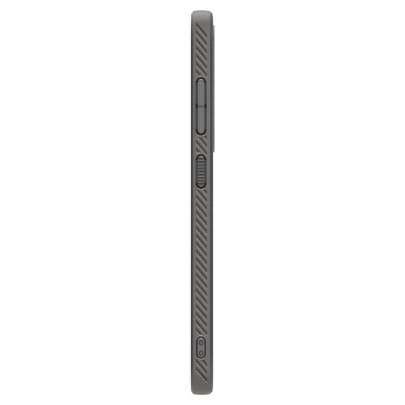 θήκη Spigen για Samsung Galaxy S25, Liquid Air, μαύρη + μετριασμένο γυαλί 9H