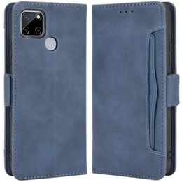 Θήκη με πτερύγιο για Oppo A15 / A15S, Card Slot, μπλε