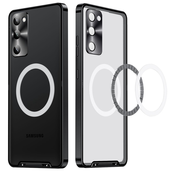 θήκη προστασίας κάμερας για το Samsung Galaxy S20 FE, CamShield MagSafe, διαφανής / μαύρη