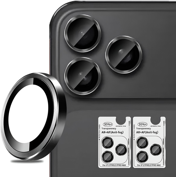 Γυαλί κάμερας ERBORD OPTIK Pro - σετ 2 τεμαχίων για iPhone 17 Pro / 17 Pro Max