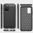 Θήκη για Samsung Galaxy A13 4G, Carbon, μαύρη