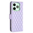 Θήκη με πτερύγιο για Infinix Hot 40i, Wallet, BINFEN COLOR, μωβ