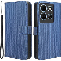 Θήκη με πτερύγιο για Infinix Note 30 5G, Wallet Smart Magnet, μπλε