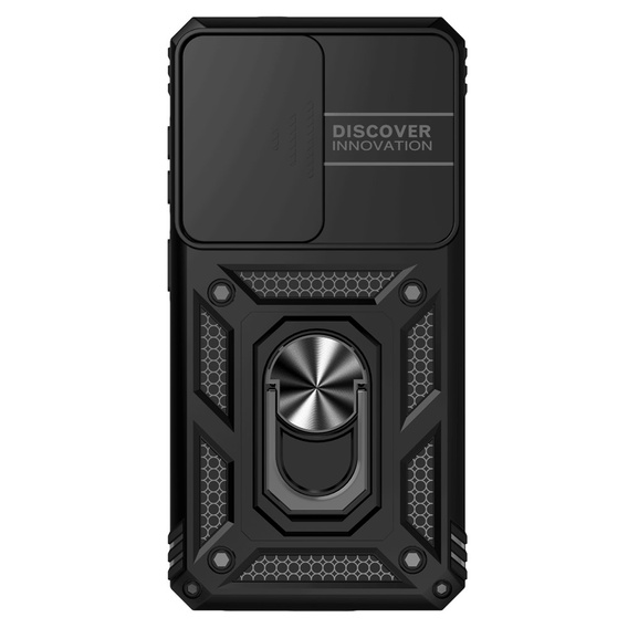 Θήκη με βάση και προστατευτικό φακού για Samsung Galaxy S26, μαύρη