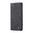 θήκη CASEME για Samsung Galaxy M21, Leather Wallet Case, μαύρη