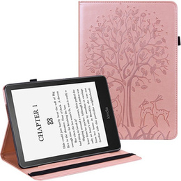 θήκη πτερύγιο για Amazon Kindle Paperwhite 5 (2021), tree, μπλε