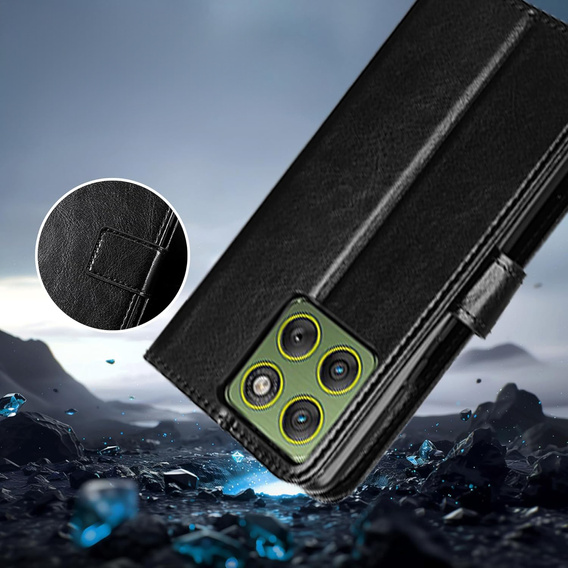 Θήκη με πτυσσόμενο καπάκι Crazy Horse Wallet για Motorola Edge 70