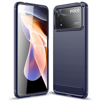 Θήκη για Xiaomi Poco X4 Pro 5G, Carbon, μπλε