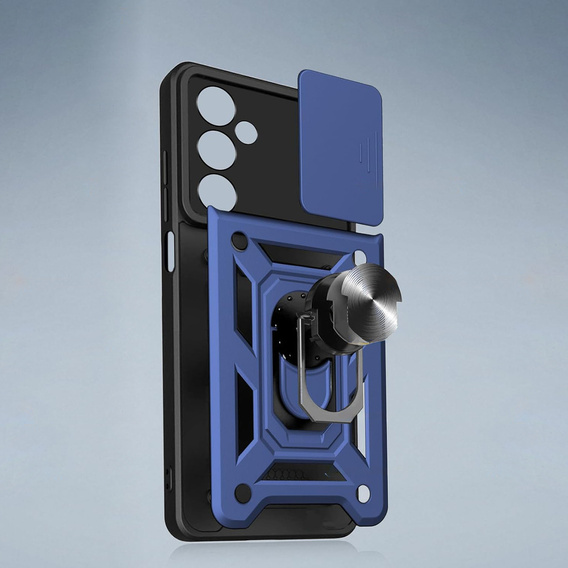 Θήκη για Samsung Galaxy S25 FE, CamShield Slide, μπλε